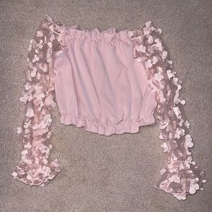 SHEIN Silk Off-the-Shoulder top